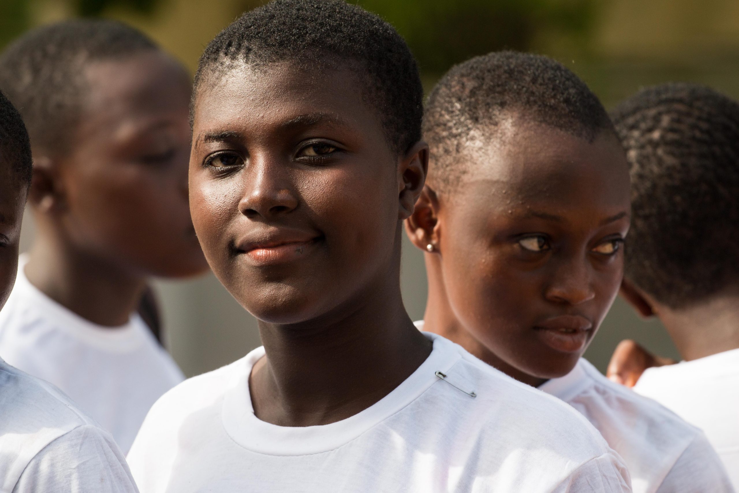 Students at Awutu-Winton Senior High School in Ghana